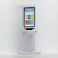 Self-service book return machine school library 3d model