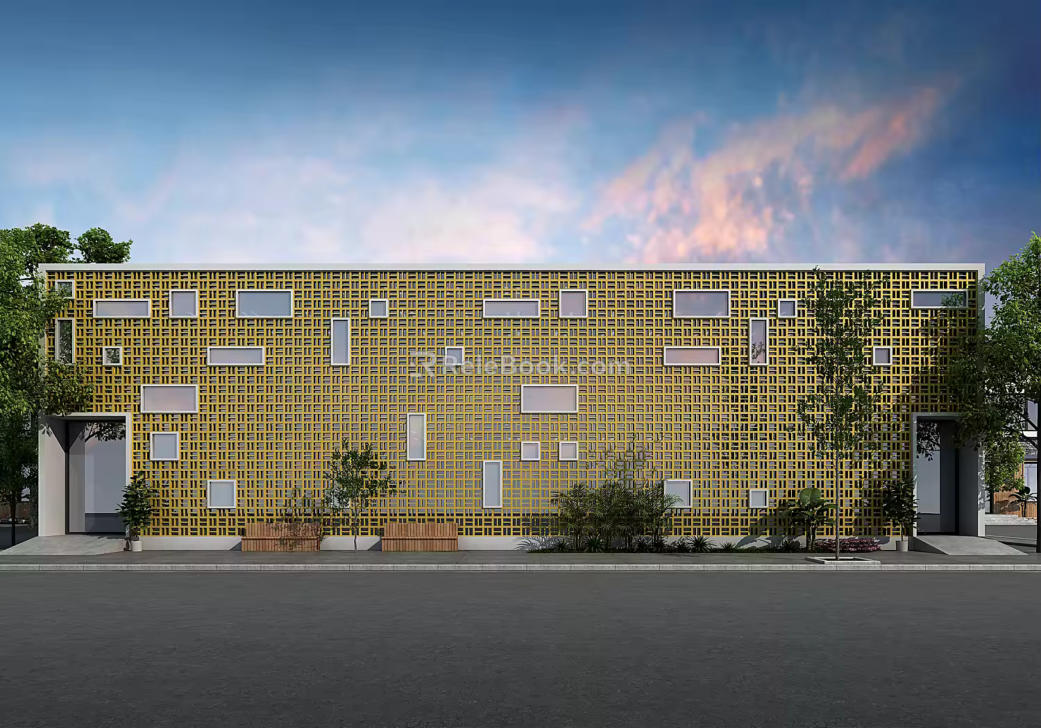 modern architecture 3d model