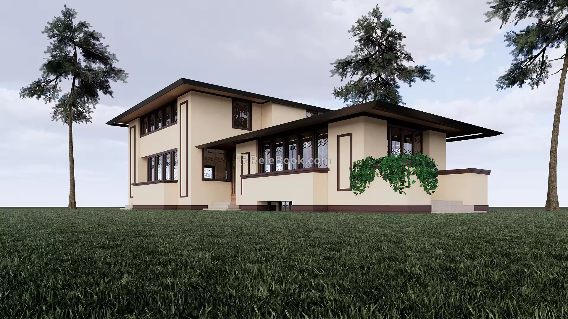 New Chinese Architecture 3d model
