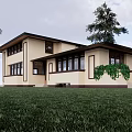 New Chinese Architecture 3d model