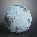Garden Landscape Design With Spherical Rock Features White Stone Surfaces And Natural Dark Vegetation