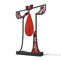 Alien floor lamp 3d model