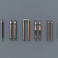 Modern Metal Door Handles In Various Stylish Designs For Home Interiors