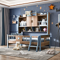 Modern Children's Room 3d model