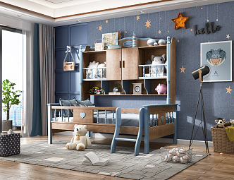 Modern Children's Room 3d model