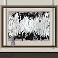Middle Ancient Style Decorative Painting 3d model