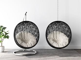 Modern Hanging Chair Hanging Chair Combination 3d model