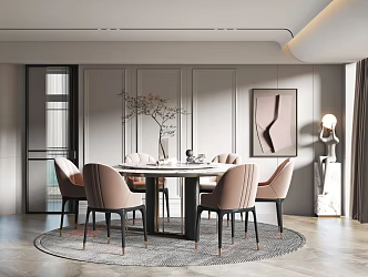 Modern Restaurant 3d model