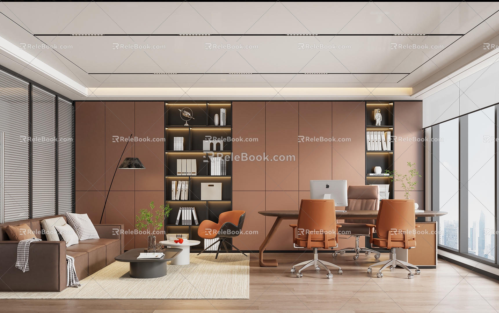 Modern Manager's Office General Manager's Office Office Office Office Office Desk Chairman's Office 3d model