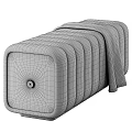 Modern Sofa Stool Minelli Essential Bench Footstool Play 3d model