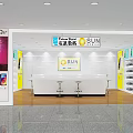 Modern Mobile Phone Store Simple Mobile Phone Digital Store 3d model
