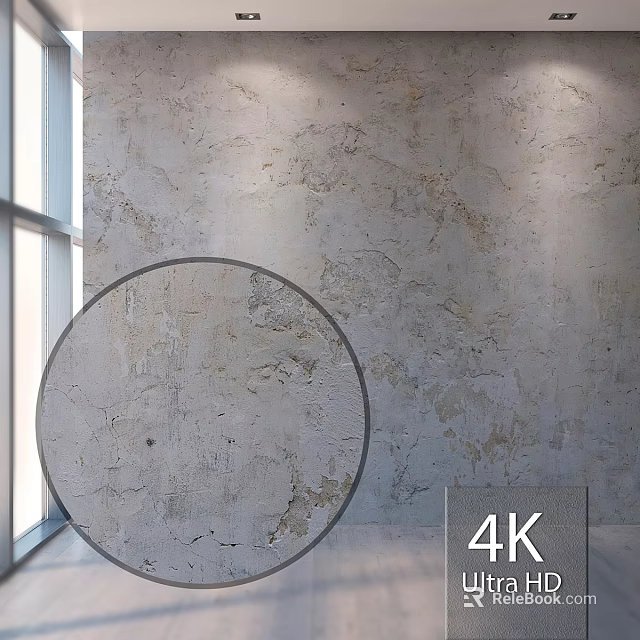 Modern Circular Decorative Component With Textured Wall Design And 4K Quality 3d model 