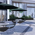 ETC SUNAC Feature Wall Surrounded By Green Plants Trees And Lawn In Landscape Design