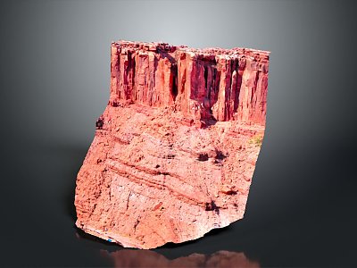 Cliff Cartoon Cliff Animation Cliff Stone Appreciation Stone 3d model