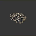 Assorted Natural Stones and Seashells Collection with Diverse Shapes and Colors