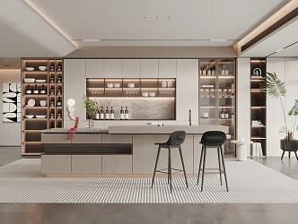 Modern Restaurant 3d model