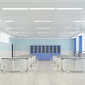 Modern Laboratory Primary School Science Laboratory 3d model