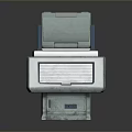 Vintage Desktop Computer Classic Model With Retro Design Monitor And Ventilation Grille