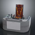 Professional Training Seat With Brown Cushion Yellow Seatbelt And Control Panel Buttons
