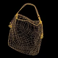 Black Leather Handbag With Handheld Strap And Zipper Pocket Modern Design