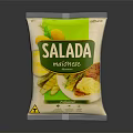 Salada Maionese Creamy Mayonnaise Packaged Food Product With Lemon Design