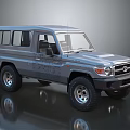 Silver Off Road SUV With Rugged Body Design Large Tires And Sleek Exterior