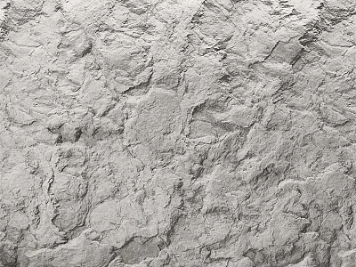 Gray Textured Background Wall With Rough Natural Stone Surface For Interior Decor 3d model