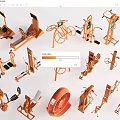 Various Gym Fitness Equipment Including Treadmills Bikes and Strength Machines