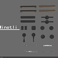 Minotti Various Modern Handles For Home Furniture And Cabinet Doors