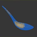 Handcrafted Wooden Spoon With Natural Wood And Smooth Finish For Kitchen Cooking