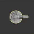 Modern engine piston car engine cylinder car engine 3d model