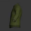 Stylish Green Jacket With Zipper Front Stand Collar And Long Sleeves For Daily Use