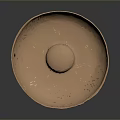 Exquisite Handcrafted Copper Bowl Featuring Intricate Sculptural Carving Design
