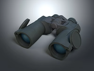 Professional Commercial Binoculars With High Magnification Clear Optic Lenses And Durable Design For Business Use 3d model