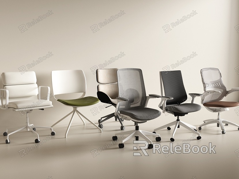 Modern office chair model