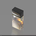 Elegant Luxury Perfume Bottle Featuring Black Cap Transparent Glass And Amber Liquid