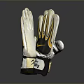 Nike Goalkeeper Gloves With Gabor Kiraly Label And Yellow Black Design For Daily Use
