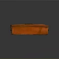Vintage Orange Metal Box Decorative Ornament Set With Handles For Home Decoration