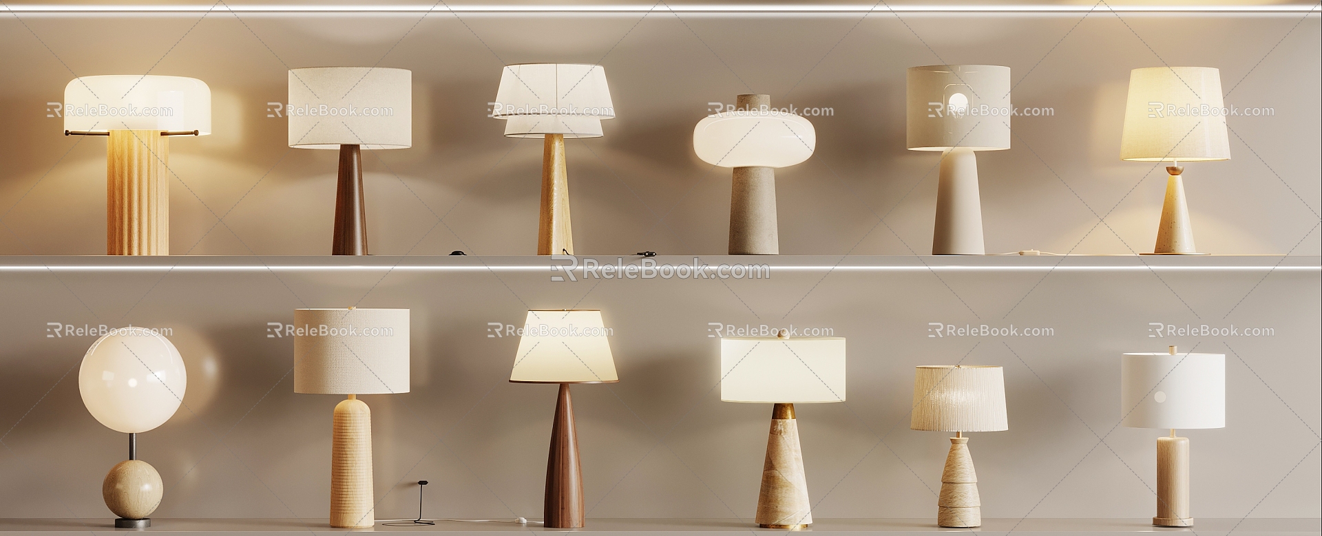 Table lamp 3d model