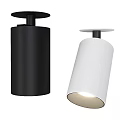Modern Black and White Downlights Spotlights with Sleek Design for Indoor Home Lighting
