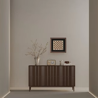 Modern Entrance Cabinet 3d model