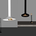 Groos modern fireplace stove 3d model