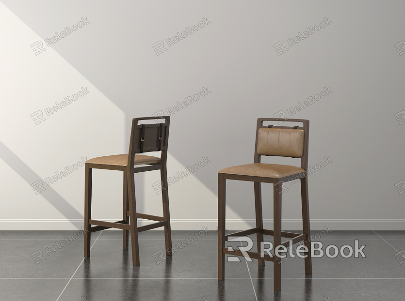 Modern Bar Chair Leather Bar Chair model