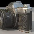 Canon Vintage Digital Camera With Classic Design Metal Leather Body And 50mm Lens