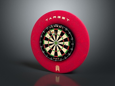 Modern Dart Board Hidden Darts Ninja Darts model