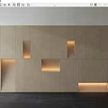 Modern modeling wall modeling partition background wall 3d model