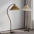 Gubi Middle Ancient Floor Lamp French Floor Lamp 3d model