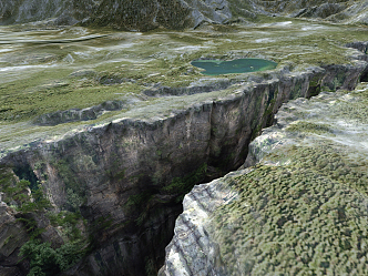 Grand Canyon Modern Canyon 3d model