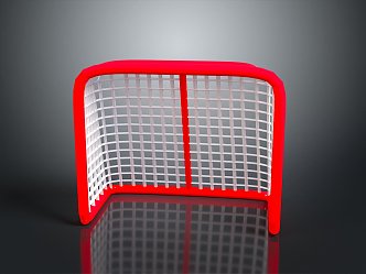 Hockey goal net football goal life supplies 3d model