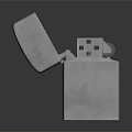 Lighter Mechanical Lighter Kerosene Lighter Windproof Lighter Realistic 3d model